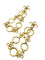 Boucles d'oreilles ALEXANDRE REZA. Importantes boucles d'oreilles or jaune 18K 58 Facettes