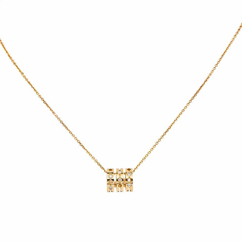 Collier Dinh Van Collier Pulse Or jaune Diamant 58 Facettes 4501009CN