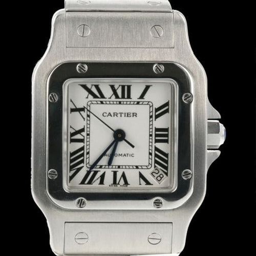 Montre Cartier Montre Santos Galbée Xl 58 Facettes MT43947