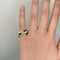 Bague 49 Triple bague Or jaune Diamants Emeraude Saphir Rubis 58 Facettes 240025R