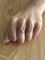 Bague 57.5 Bague or jaune et saphir 58 Facettes