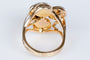 Bague 60 Bague en or rose 18 carats orné de 4 onyx et 13 diamants taille rond 58 Facettes BGDNB203