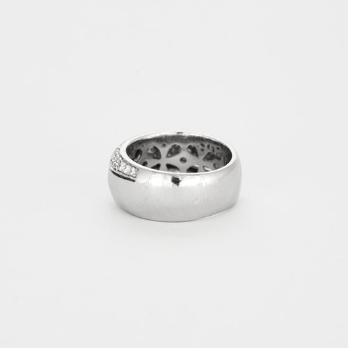 Bague 54 Bague or blanc pavage diamants 58 Facettes 3131232