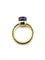 Bague 54 POMELLATO - bague Nudo Petit 2 ors et améthyste 58 Facettes