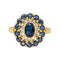 Bague 50 Bague  Pompadour  Or jaune Saphir, Diamant 58 Facettes 4624053CN