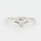 Bague 48 BAGUE EN OR BLANC 18 CARATS 58 Facettes REF 8022/19