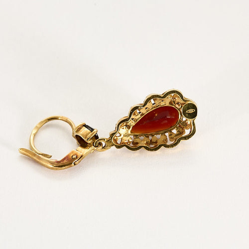 Boucles d'oreilles Boucles d'oreilles en Or jaune 18k Almandines 58 Facettes PER0439X2
