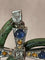 Pendentif Croix en pendentif or blanc diamants et saphirs 58 Facettes