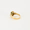 Bague 49.5 Bague vintage en or jaune 18K, diamants et émeraude. 58 Facettes