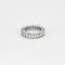 Bague 50 Alliance Américaine Or Blanc et Diamants 2,50 cts 58 Facettes 240 749