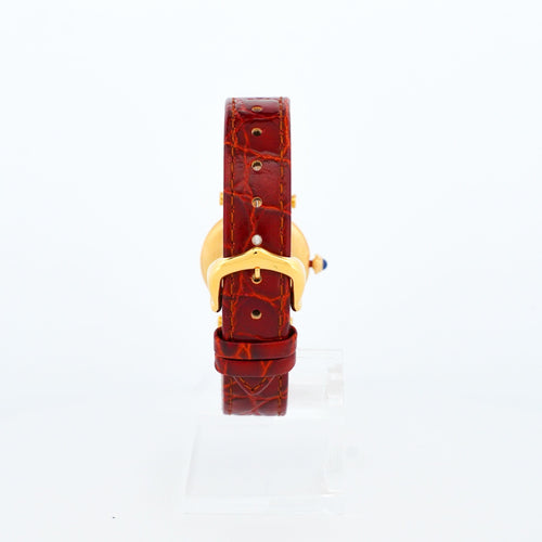 Cartier Must Vendôme - Gold circle dial - SM 58 Facettes
