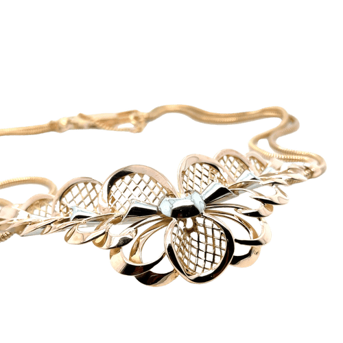 Collier Collier ors rose et blanc - Époque 1940 58 Facettes 1.0000210/1