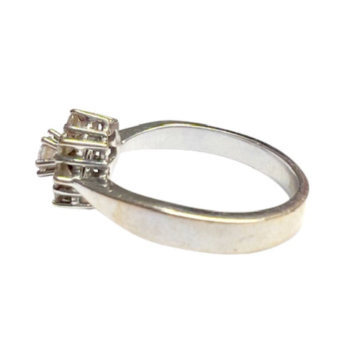 Bague Bague design contemporain du XXème siècle en or avec diamants 58 Facettes Q86B