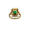 Bague 54 Bague - Or jaune, Diamants et Emeraude 58 Facettes 250329R