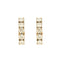 Boucles d'oreilles Boucles d'oreilles lignes diamants en or 58 Facettes
