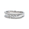Bague 56 Bague Or blanc Diamant 58 Facettes 3904624CN