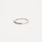 Bague 56 Demie alliance or blanc diamants bruns 58 Facettes 311919