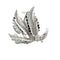 Broche Broche feuillage trié Or Blanc et Diamants 58 Facettes RÉF 3016/08