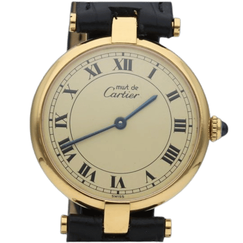 Montre Cartier Montre Must De Cartier Vermeil 58 Facettes MT44348