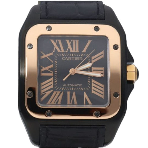 Montre Cartier Montre Santos 100 Xl Pvd 58 Facettes MT42143