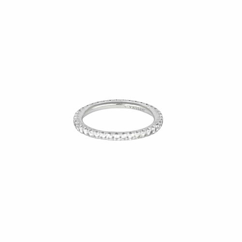 Bague 53 MESSIKA - Alliance GATSBY or blanc diamants 58 Facettes M8721