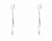 Boucles d'oreilles boucles d'oreilles pendantes en or blanc 58 Facettes 13450