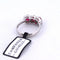 Bague 54 Bague en or blanc 18 kt avec rubis et diamants 58 Facettes