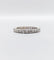 Bague 49.5 Alliance américaine or blanc et diamants 58 Facettes A05317