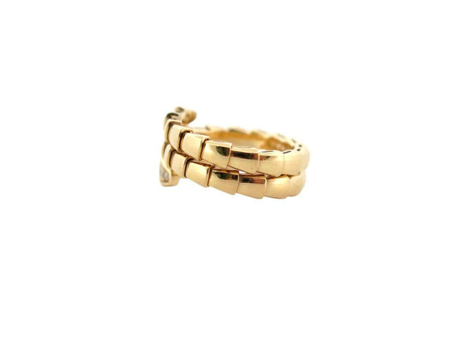 Bague 52 bague BULGARI serpenti viper diamants 357878 en or jaune 18k t52 58 Facettes 267760
