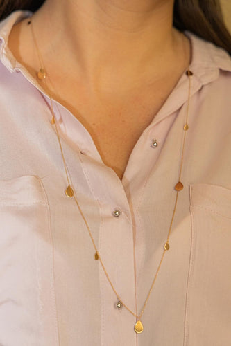 Collier Ginette NY Collier Petit bonheur sur chaîne Or rose 58 Facettes 2656314CN