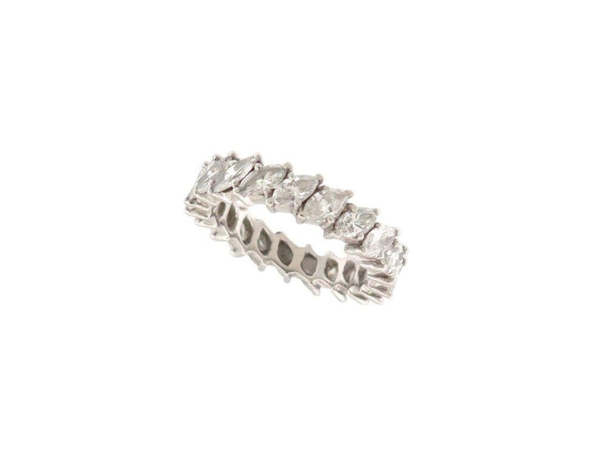 Bague 52 bague alliance pavage complet 21 diamants 2.1 ct t52 en platine 6gr 58 Facettes 268459