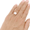 Bague 54 Solitaire en or blanc, diamant 1,92 cts. 58 Facettes 34757