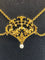 Collier Collier draperie en or 18 carats et perles, travail français vers 1880 58 Facettes AB37