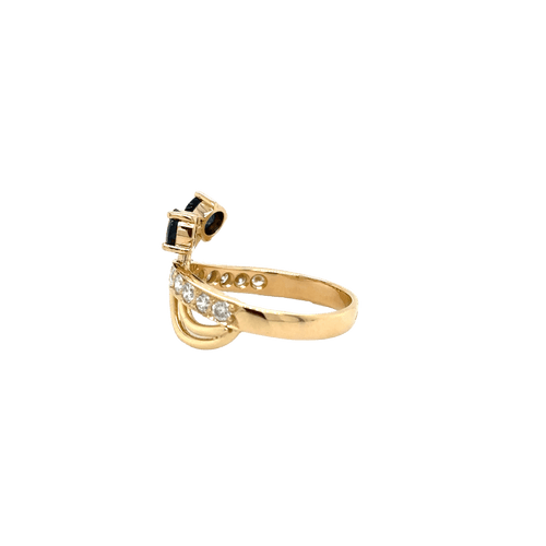 Bague 62 Bague Or Jaune - Saphirs et Diamants 58 Facettes 1.0000247/2