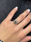 Bague or jaune saphir 0,5 ct et diamants 0,5 ct