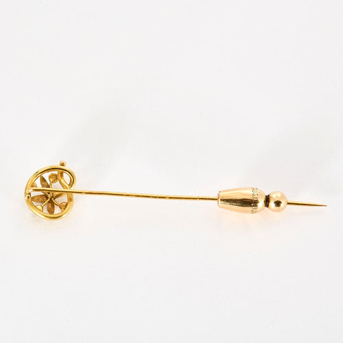 Broche Epingle à cravate or jaune perle 58 Facettes LP863/15