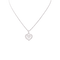 Collier Collier O.J.Perrin,"Coeur Légende", or blanc. 58 Facettes 34319