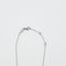 Collier Collier or gris diamants motif trèfle 58 Facettes L4