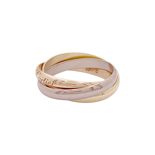 Bague 53 Bague CARTIER Trinity, trois ors. 58 Facettes 34758