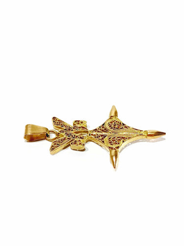 Pendentif Croix du Sud or rose