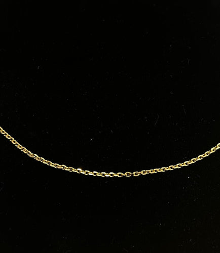 Collier Chaine Maille Forçat Pleine 58 Facettes LP661/8