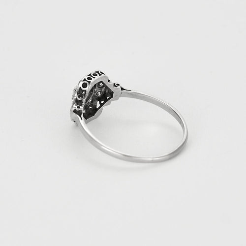 Bague 52 Bague en Or blanc 18k Diamant 58 Facettes THI0349