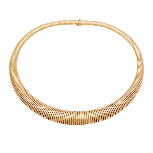 Collier Collier vintage "Tubogas". 58 Facettes 34518