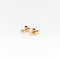 Boucles d'oreilles Puces or jaune diamants 58 Facettes 30562