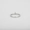 Bague 54 Solitaire or blanc diamant 58 Facettes 3121051