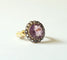 Bague 56 Bague ancienne or jaune 18k - Améthyste et Perles 58 Facettes