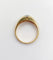 Bague 57.5 Bague jonc dôme en or 18k et diamant taille ancienne 1,10 carat 58 Facettes A06531