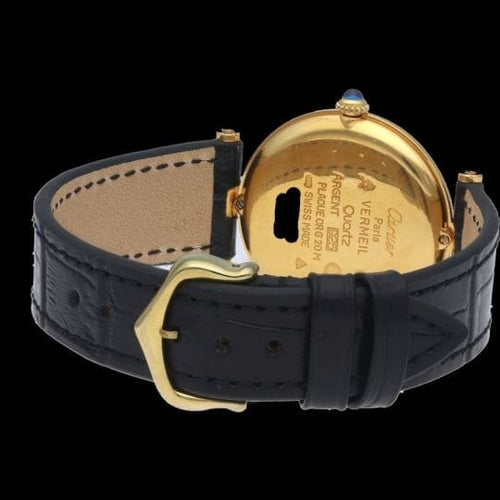Montre Cartier Montre Must De Cartier Vermeil 58 Facettes MT43997