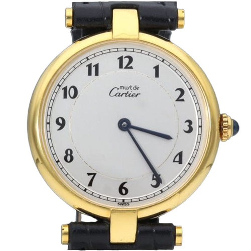 Montre Cartier Montre Must De Cartier Vermeil 58 Facettes MT41219