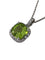 Collier Collier or blanc 18k & péridot 58 Facettes